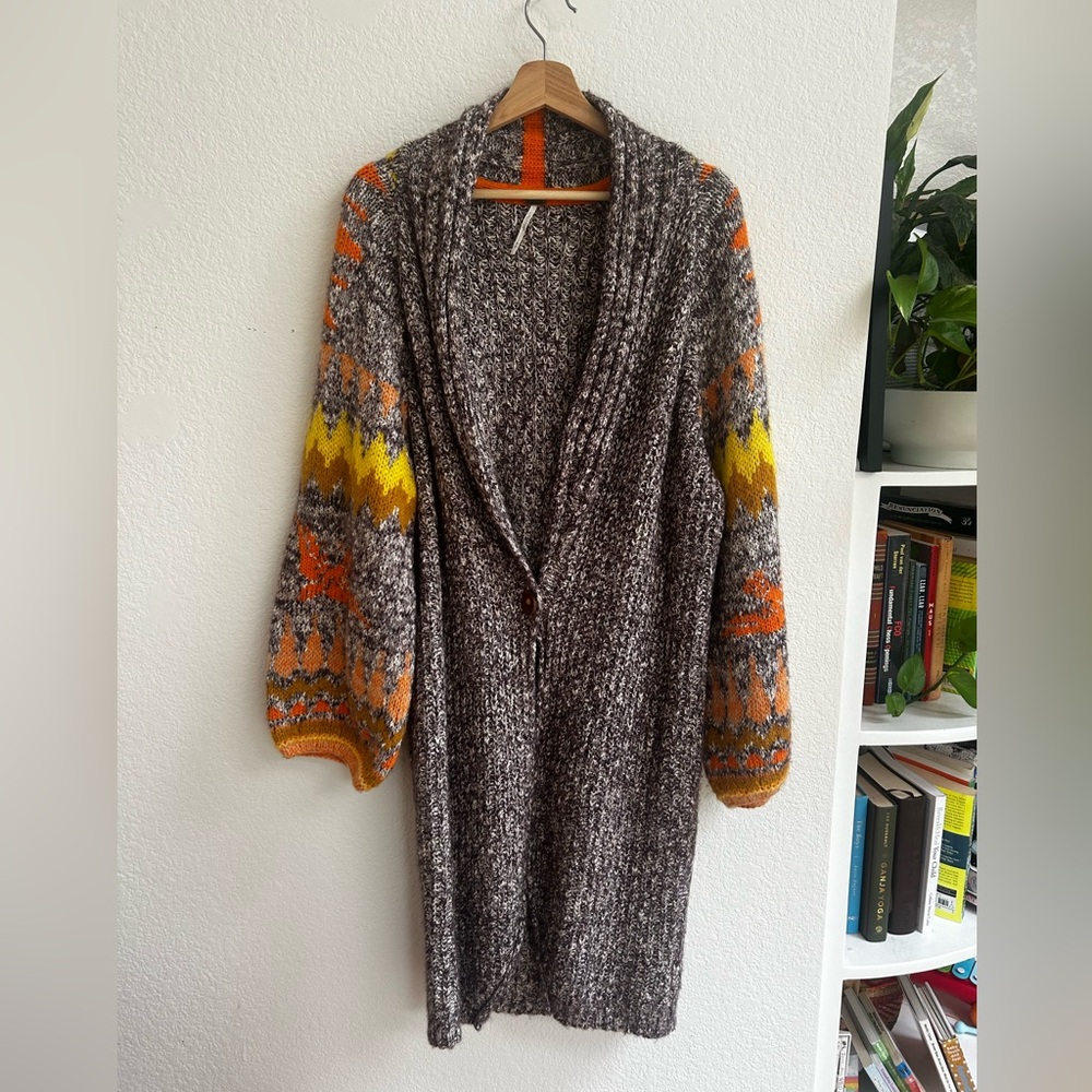 Free People Cozy Multicolor Knit Women's Sweater